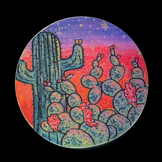 Starlit Cactus SticKer