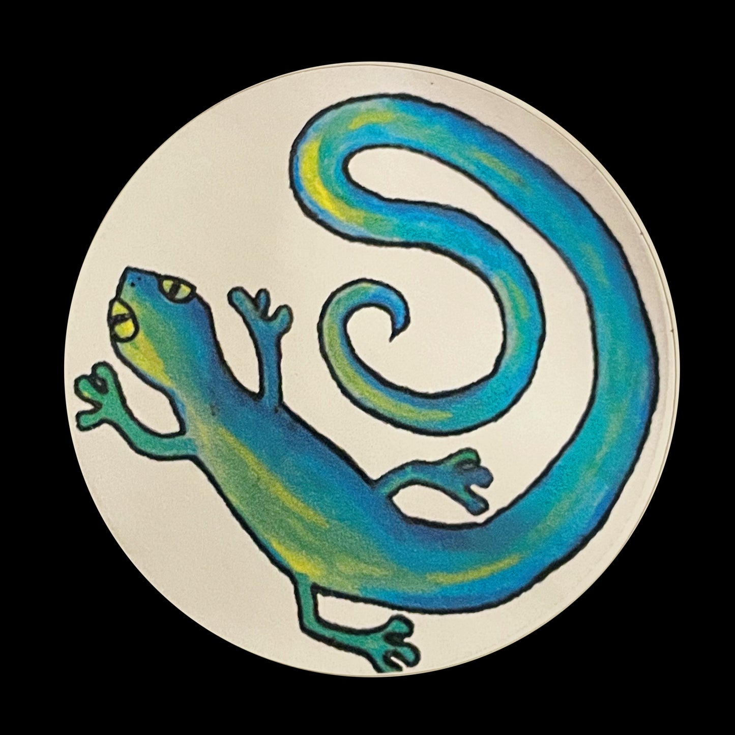Looong Lil' Gecko SticKer