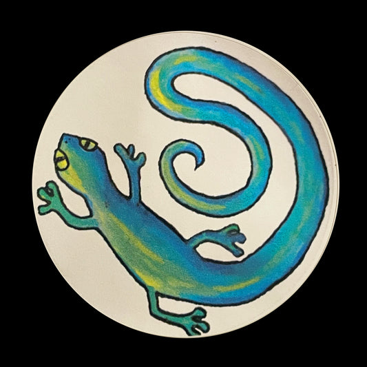 Looong Lil' Gecko SticKer