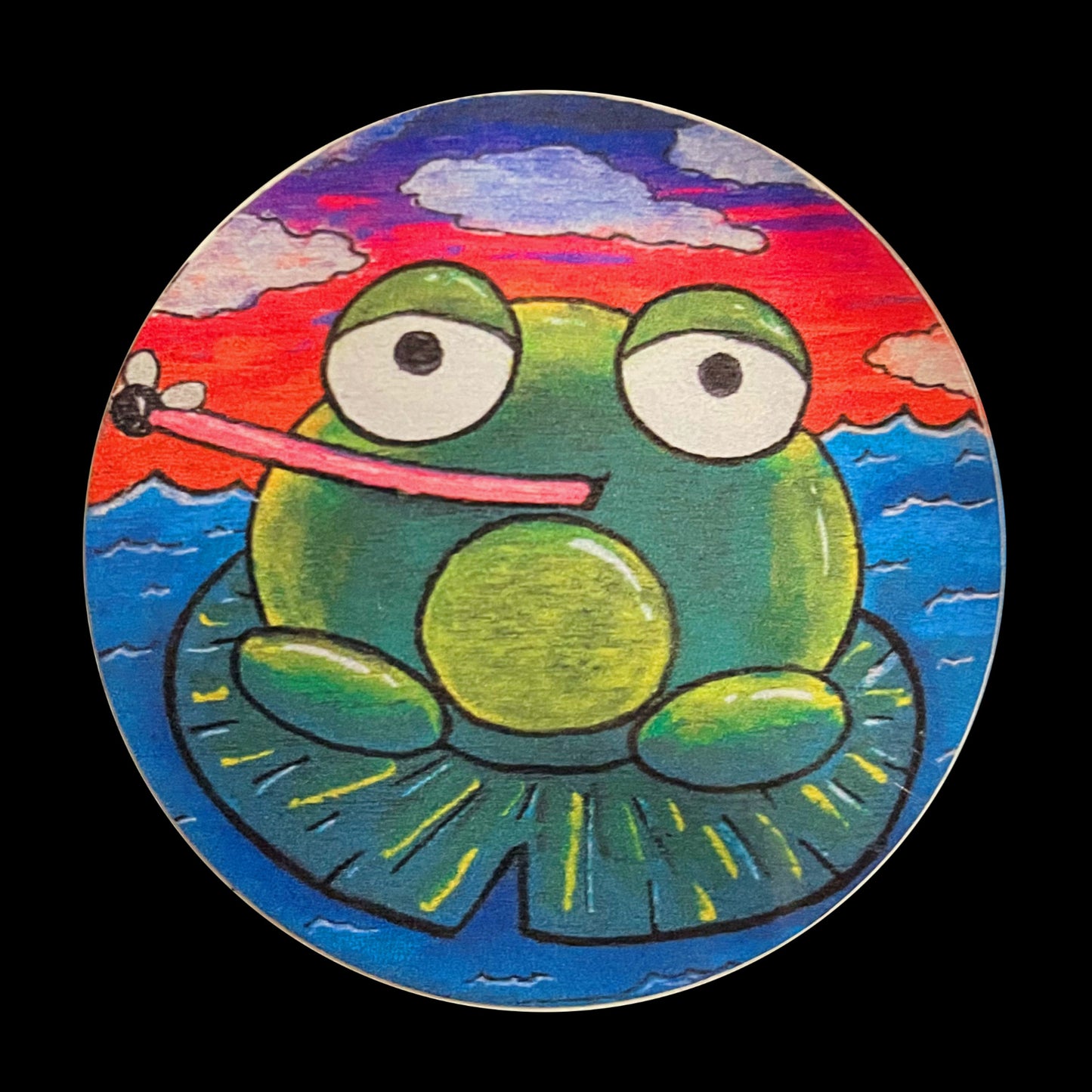 Chill Frog SticKer