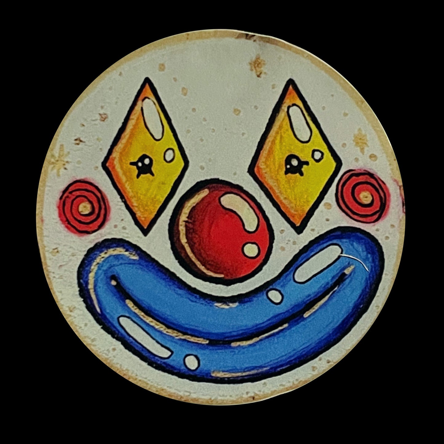 Golden Hour Clown SticKer