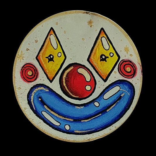 Golden Hour Clown SticKer