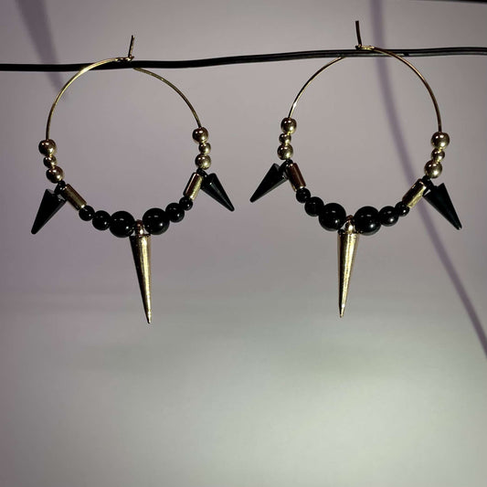 BlacK SpiKe Earrings